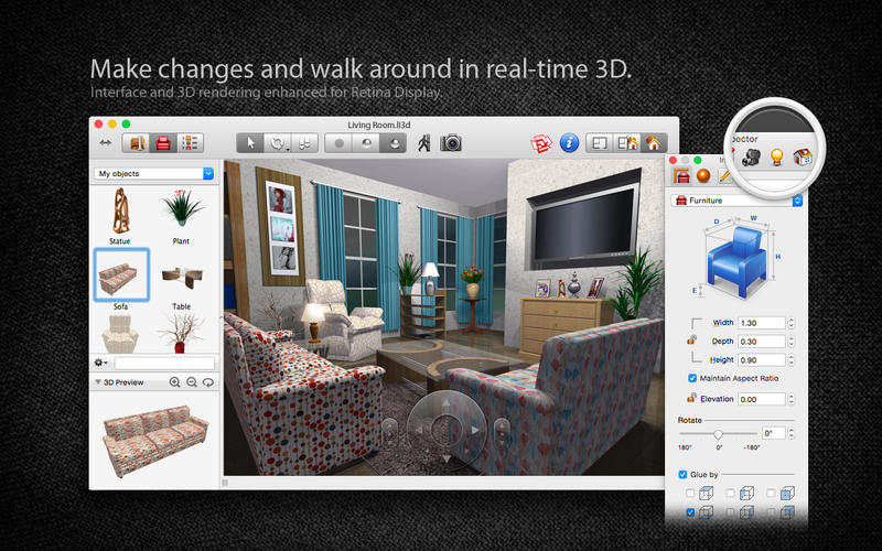 3d対応のインテリアデザインツール Live Interior 3d Standard Edition が240円になった本日のmacアプリセールまとめ ソフトアンテナブログ