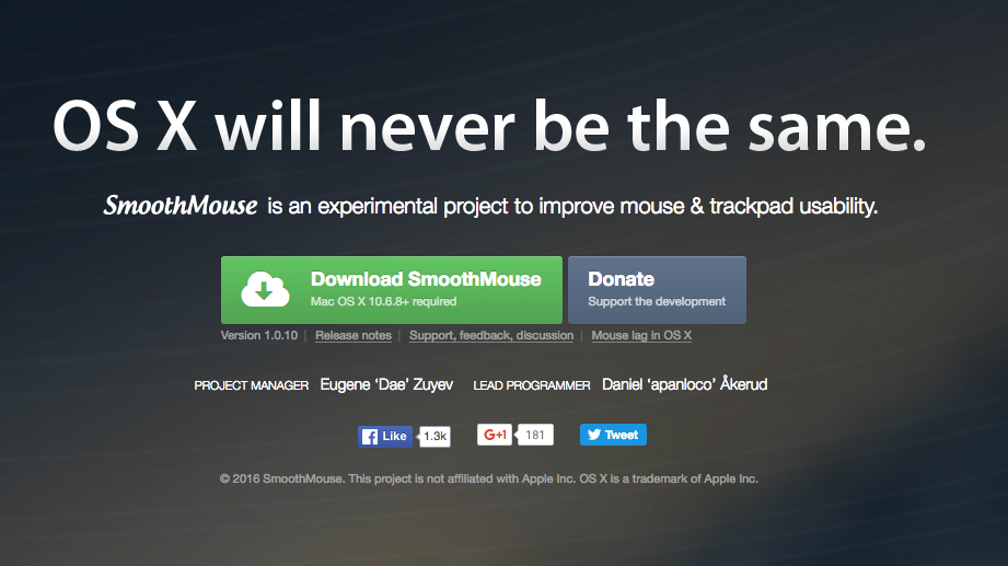 Smoothmouse Macのマウスカーソルの挙動をwindows風に変更できるスイッチャー必携アプリ ソフトアンテナブログ