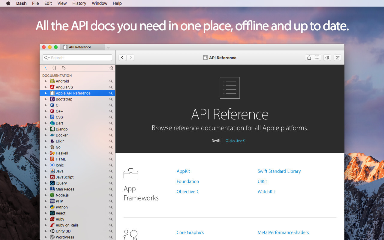 Apple 開発者向けのドキュメント検索アプリ Dash をapp Storeより削除 更新 ソフトアンテナブログ