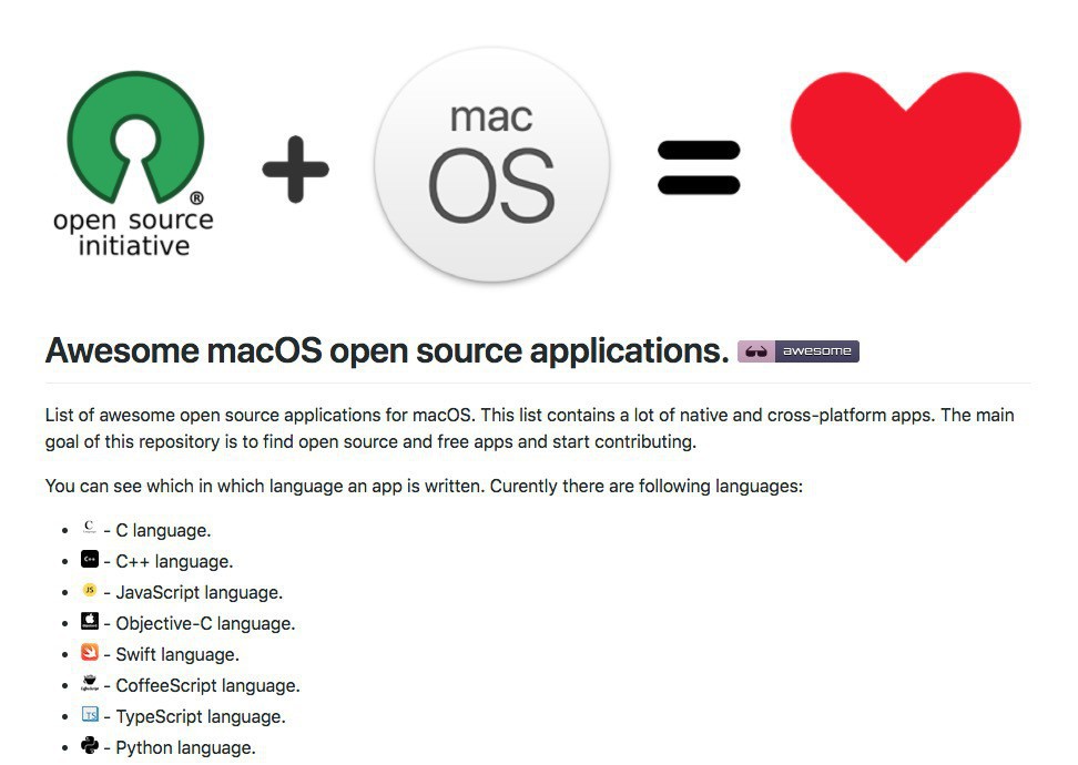open source macos