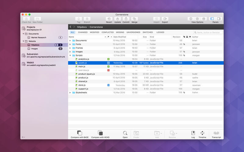 使いやすいsubversionクライアント Cornerstone 3 が無料化した本日のアプリセールまとめ ソフトアンテナ