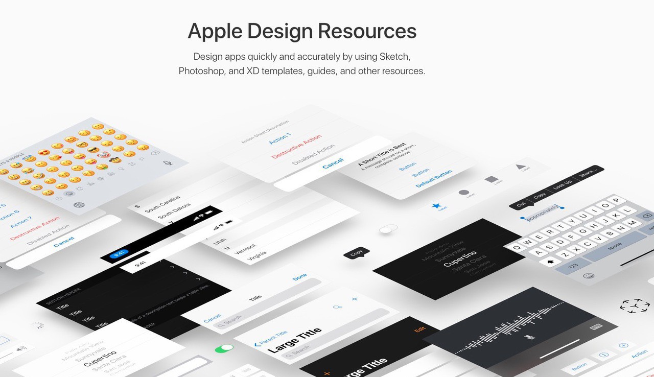 Apple Design Resources アプリのモックアップを素早く作成できるapple公式のデザインリソース集 ソフトアンテナブログ