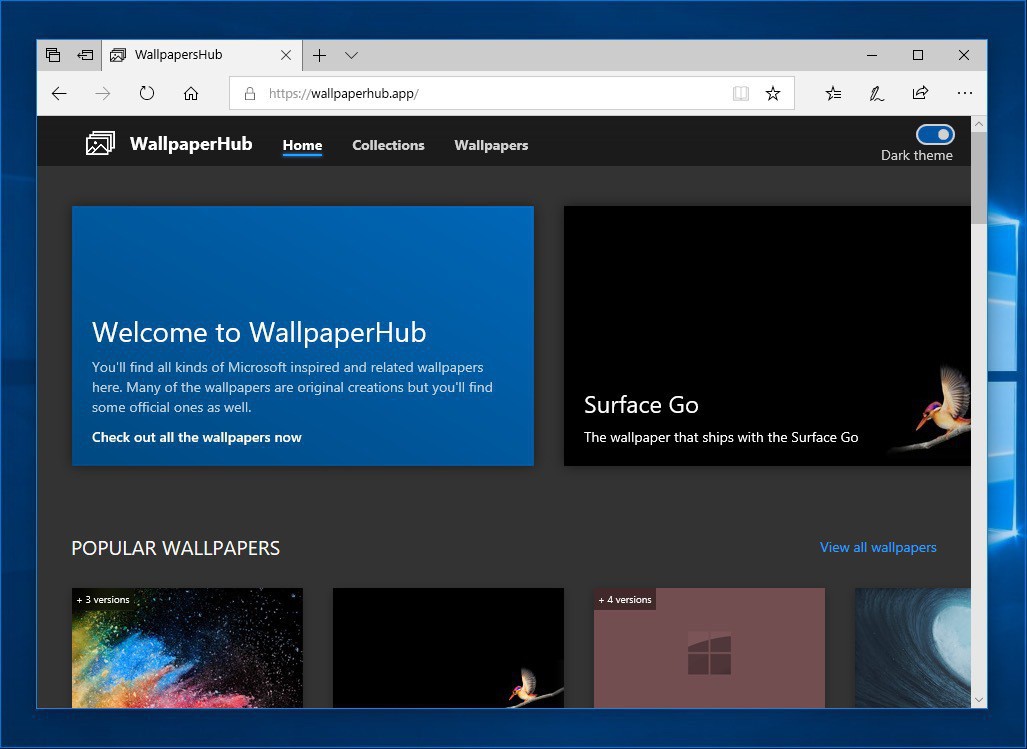 Wallpaperhub Microsoftの公式 非公式壁紙を探すことができるwebサイト ソフトアンテナブログ