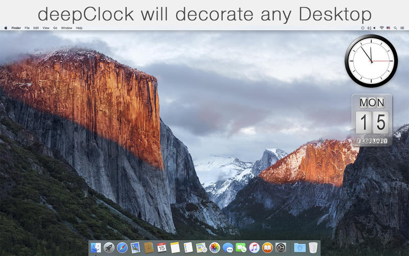 アナログ時計とカレンダーを同時に表示できるデスクトップウィジェット Deepclock が無料化した本日のアプリセールまとめ ソフトアンテナ