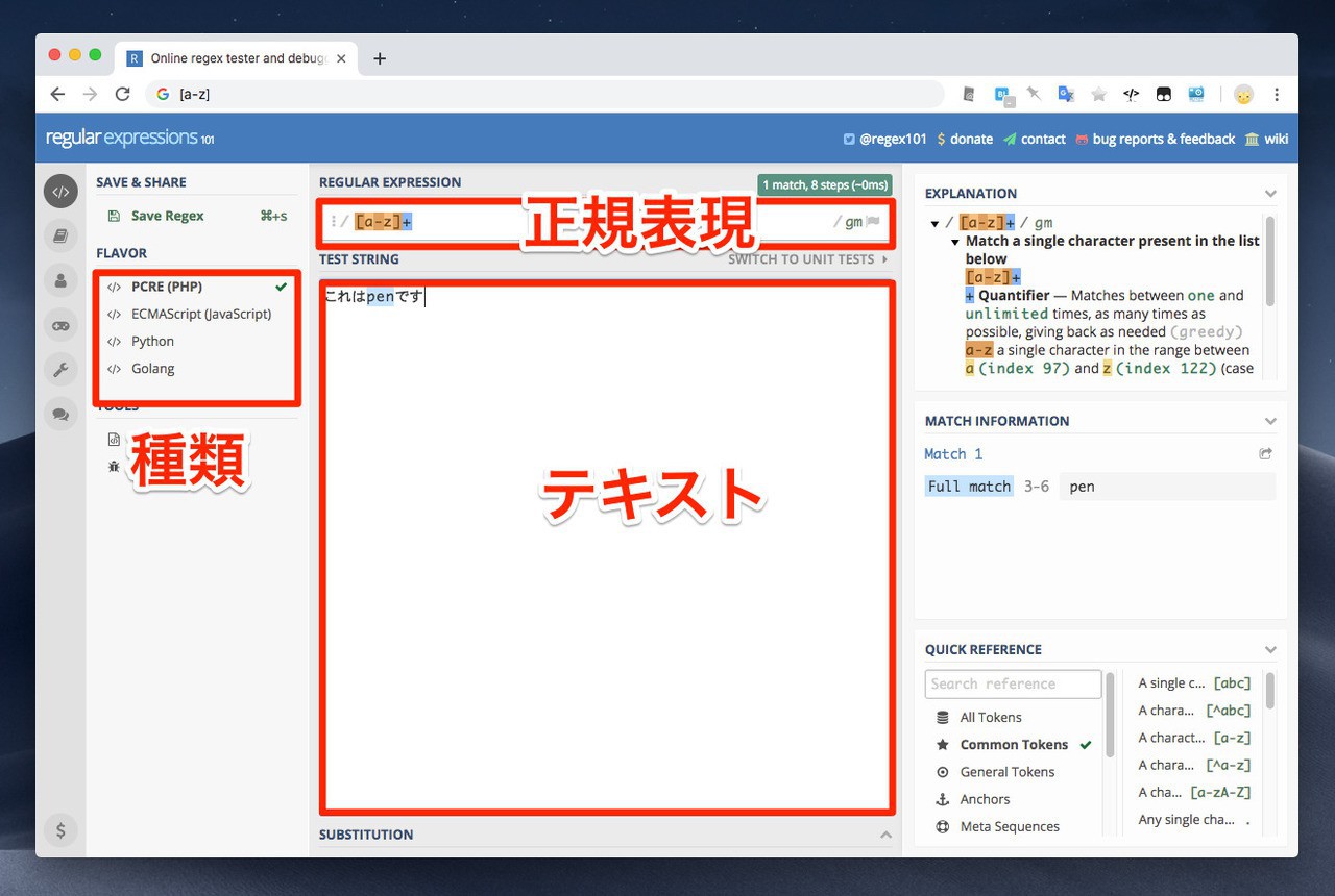 Regex101 ブラウザから利用できる正規表現チェックツール ソフトアンテナ