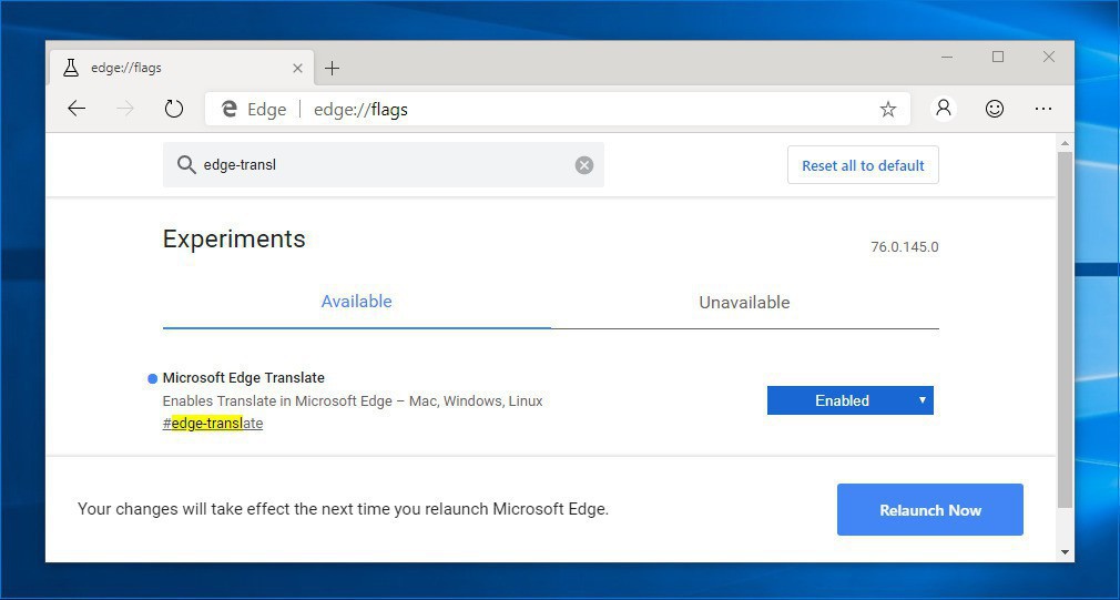 Chromium版edgeに組み込みの翻訳機能が追加 フラグ設定で利用可能に ソフトアンテナブログ