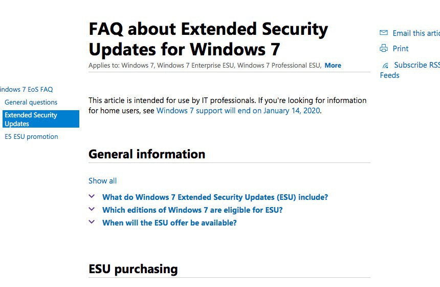 Microsoft Windows 7用の無料アンチウイルスソフトの更新を来月終了へ ソフトアンテナブログ