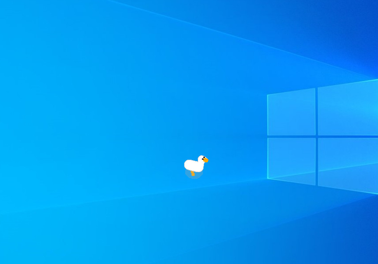 Desktop Goose かわいいガチョウがデスクトップで暴れまくるジョークソフト ソフトアンテナ