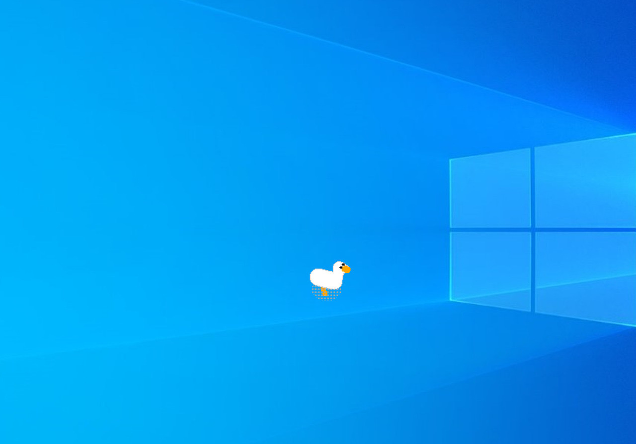 Desktop Goose かわいいガチョウがデスクトップで暴れまくるジョーク