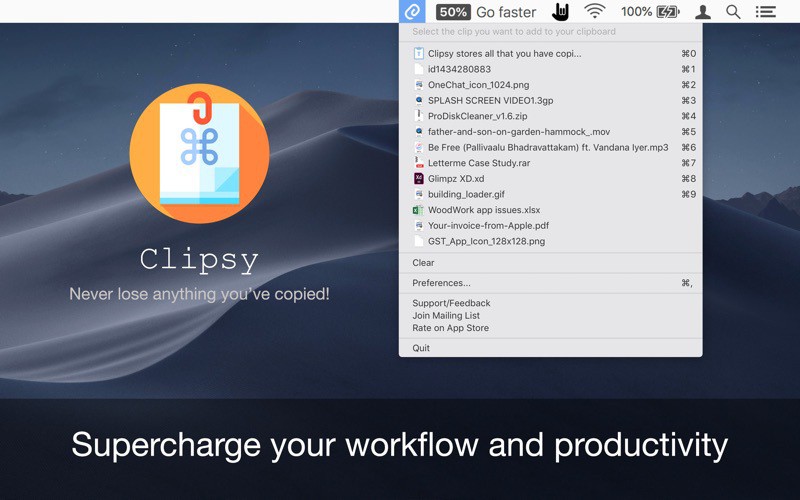 9999の履歴を保存できるクリップボードマネージャー Clipsy がセール価格になった本日のアプリセールまとめ ソフトアンテナブログ