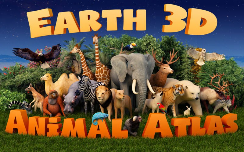 世界中に生息する動物を確認できる3d地球儀アプリ Earth 3d Animal Atlas がセール価格になった本日のアプリセールまとめ ソフトアンテナブログ