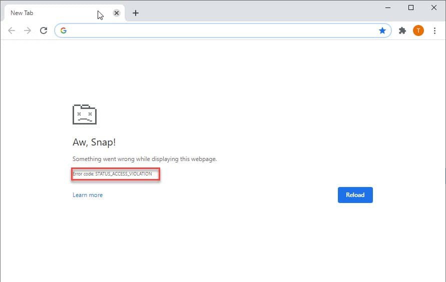 Chromeが Status Access Violation エラーでクラッシュする問題が発生 ソフトアンテナブログ