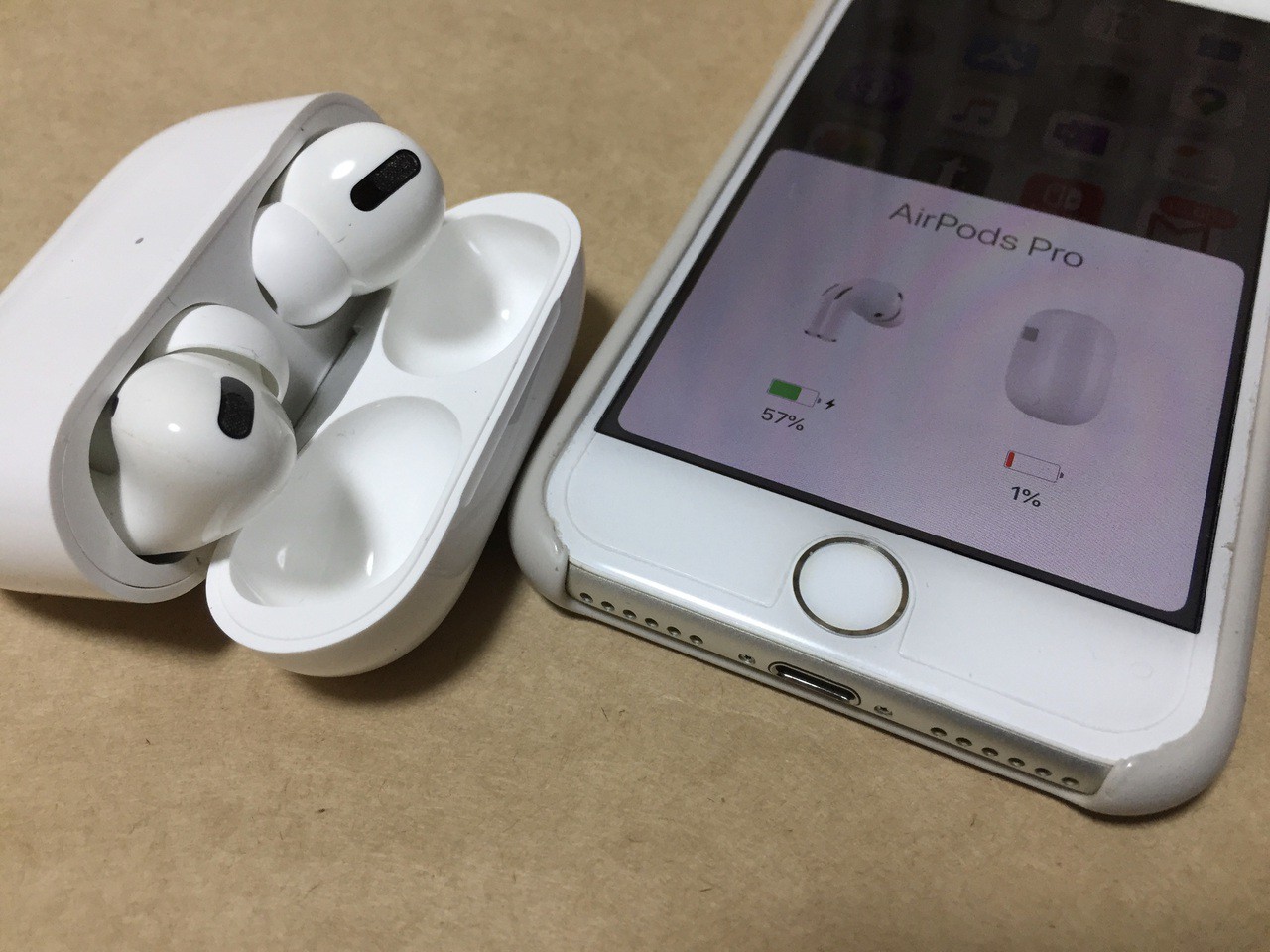 Tips Airpods Proのケースのバッテリー残量を確認する方法 ソフトアンテナブログ