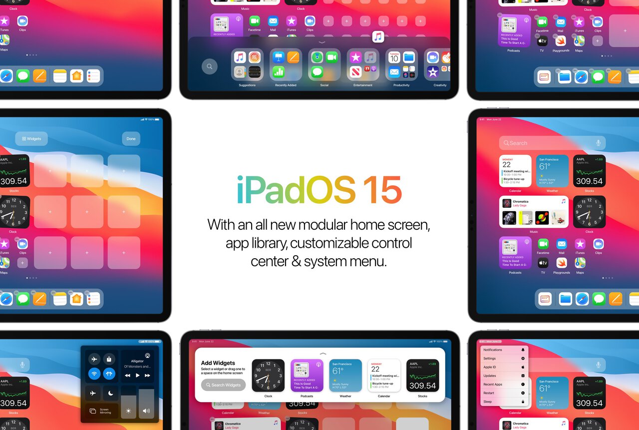 ウィジェット機能が強化されたipados 15のコンセプト ソフトアンテナブログ