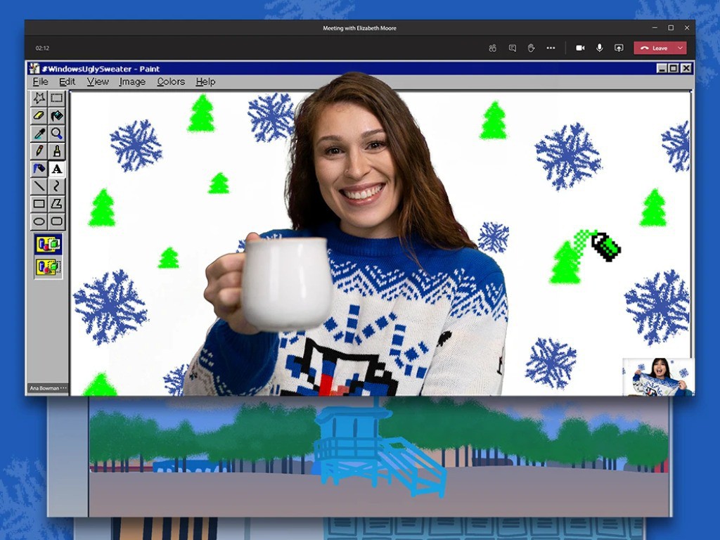 Microsoft オンライン会議でヒーローになれる Ms Paint 壁紙を公開 ソフトアンテナブログ